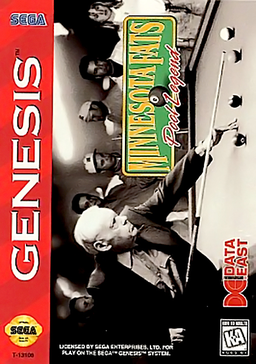 Minnesota Fats Pool Legend box art for Sega Genesis